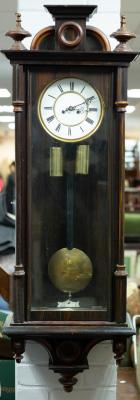 A Vienna wall clock, the