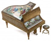 A VIENNESE ENAMEL MUSIC BOX PI