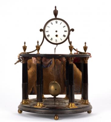 A Viennese mantel timepiece,
