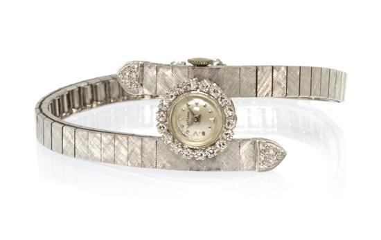 A Vintage 14K White Gold and