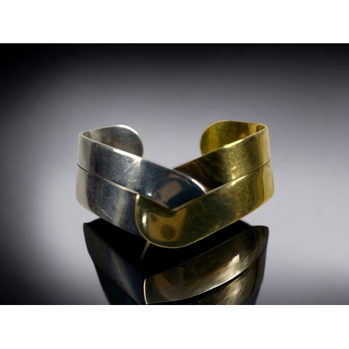 A VINTAGE 18CT GOLD & SILVER