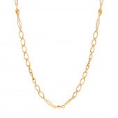 A VINTAGE 18K YELLOW GOLD UNIQ