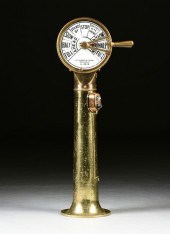 A VINTAGE AMERICAN BRASS SHIP