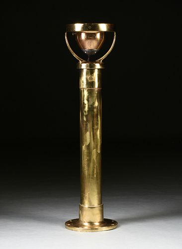 A VINTAGE AMERICAN BRASS SHIP'S