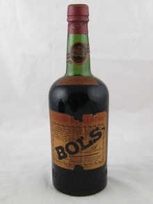 A vintage bottle of BOLS creme de