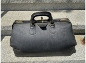 A vintage brown leather doctor