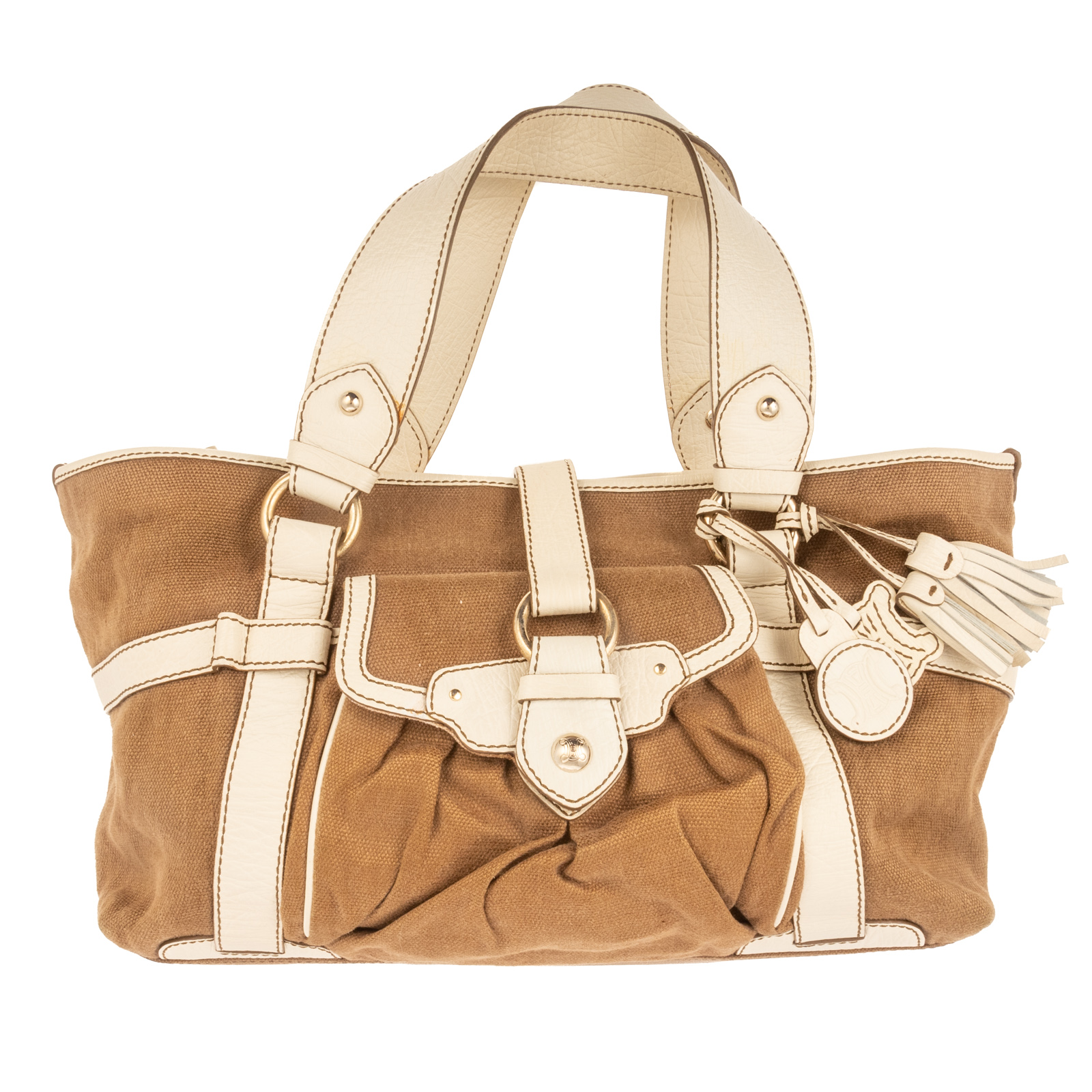 A VINTAGE CELINE SHOULDER BAG An