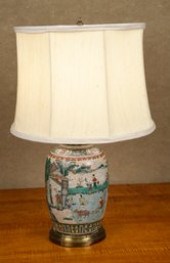 A vintage Chinese famile verte