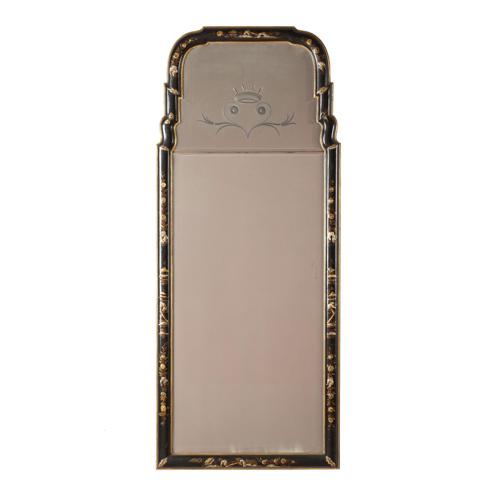 A VINTAGE CHINOISERIE QUEEN ANNE