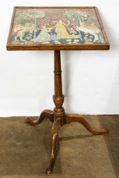 A VINTAGE CHIPPENDALE STYLE MA