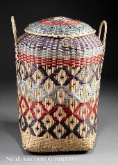 A Vintage Choctaw Lidded Stora