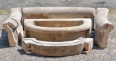 A vintage concrete “D” form co