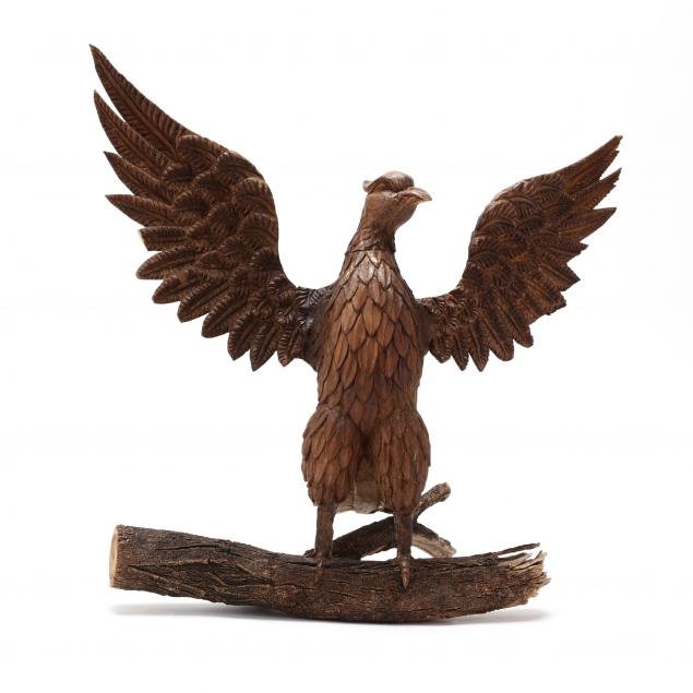A VINTAGE CONTINENTAL CHIP CARVED