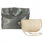 A VINTAGE FERRAGAMO LEATHER CO