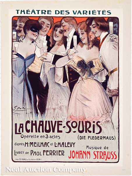 A Vintage French Opera Poster c.