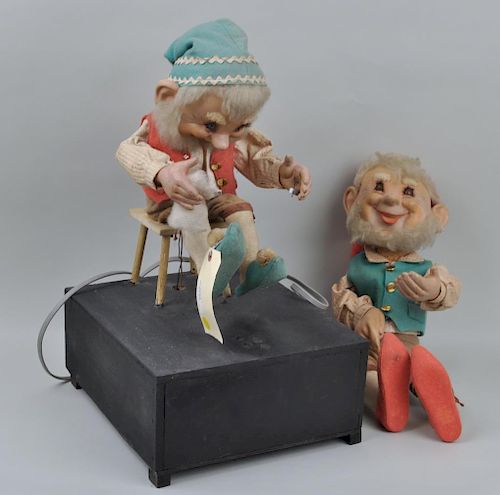 A VINTAGE GERMAN MECHANICAL ELF & A