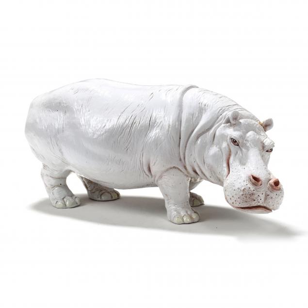 A VINTAGE GLAZED TERRA COTTA