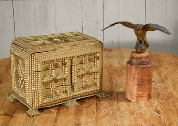 A vintage hand made Tramp Art