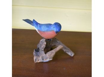 A vintage hand painted and hand