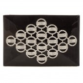 A VINTAGE JIMMY CHOO CLUTCH A