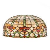 A VINTAGE LEADED AND STAINED G