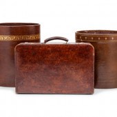 A Vintage Leather Case and Two