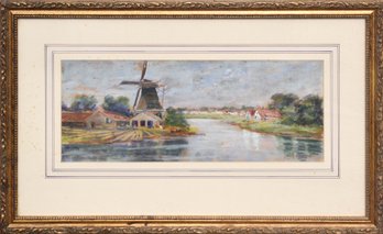 A vintage Louis K. Harlow pastel on