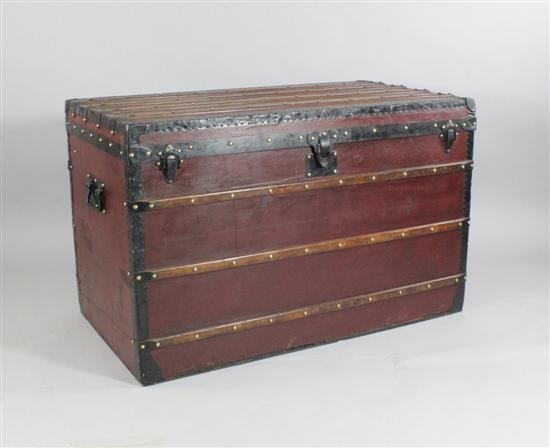 A vintage Louis Vuitton iron and