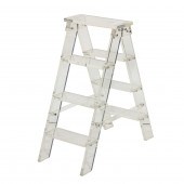 A VINTAGE LUCITE STEP STOOL WI