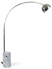 A vintage mid-century arched f