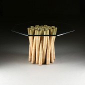 A VINTAGE MODERN AMERICAN GLAS