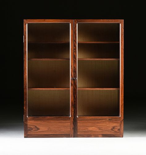 A VINTAGE MODERN ROSEWOOD TWO