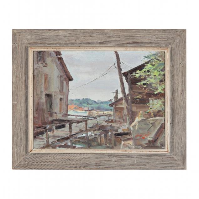 A VINTAGE NEW ENGLAND HARBOR