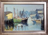 A vintage Oscar Ricciardi oil