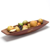 A VINTAGE PAINTED DOUGH BOWL W