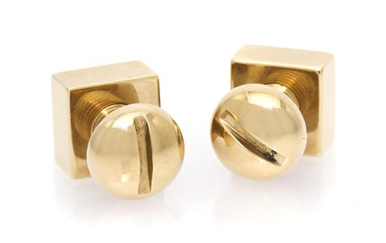 *A Vintage Pair of 14 Karat