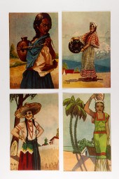 A VINTAGE POSTCARD COLLECTION: