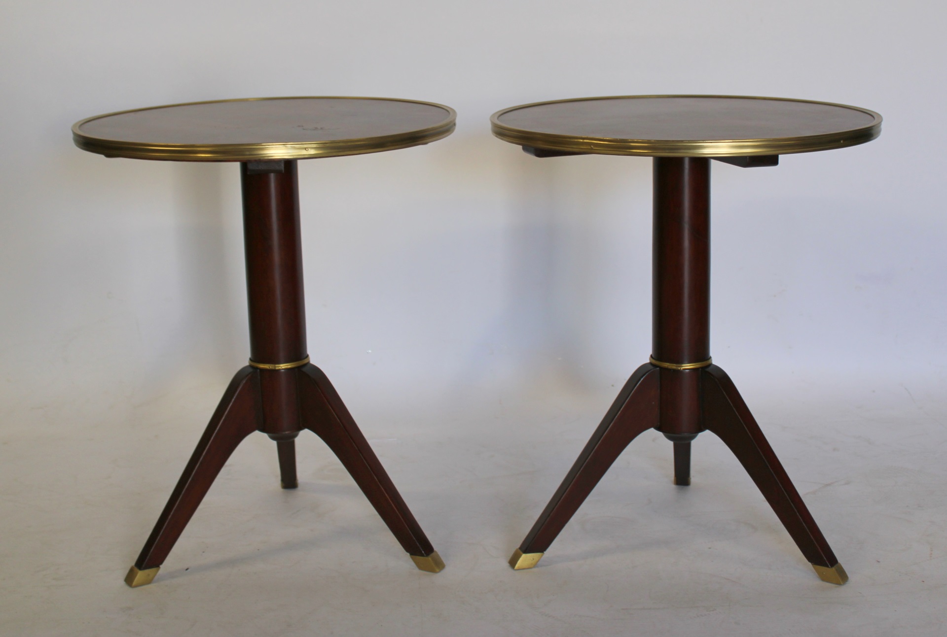 A VINTAGE & QUALITY PR OF WALNUT