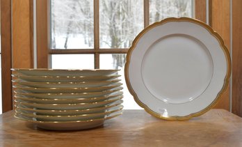 A vintage set of eleven white