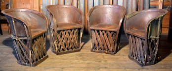 A vintage set of four Mexican