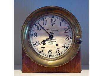 A vintage Seth Thomas U.S. Maritime