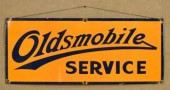 A vintage single-sided enamel