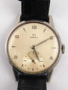 A vintage stainless steel gent's