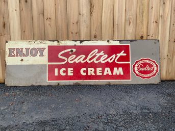 A vintage steel Sealtest Ice