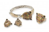 A VINTAGE STERLING SILVER AND