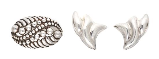 A Vintage Sterling Silver Brooch