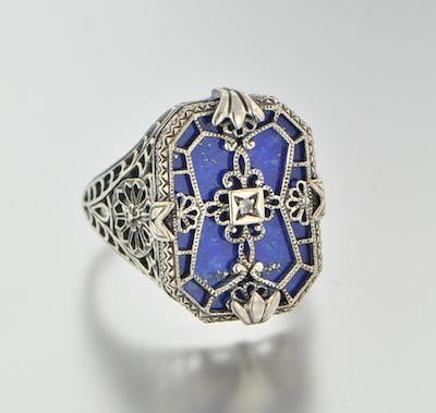 A Vintage Style Sterling Silver,