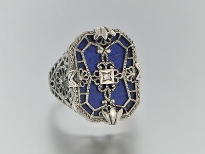 A Vintage Style Sterling Silver,