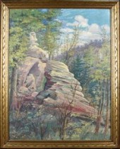 A vintage T.H. Gloeckner oil o