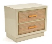 A vintage wood mid-century sta